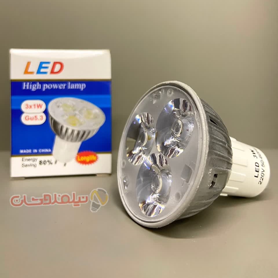 لامپ سوزنی 3×1w وات LED