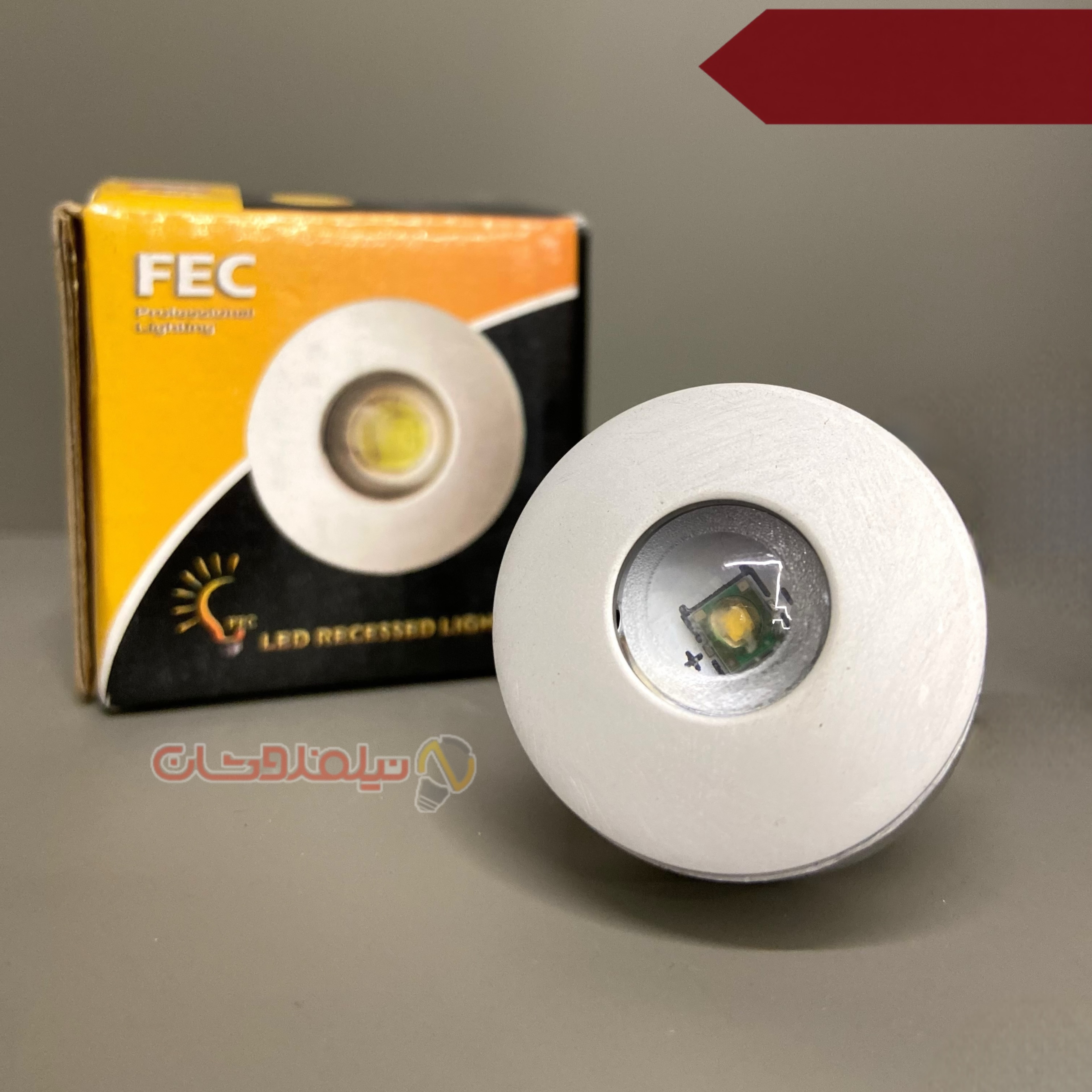 چراغ دفنی پارکتی 1 وات FEC-1701